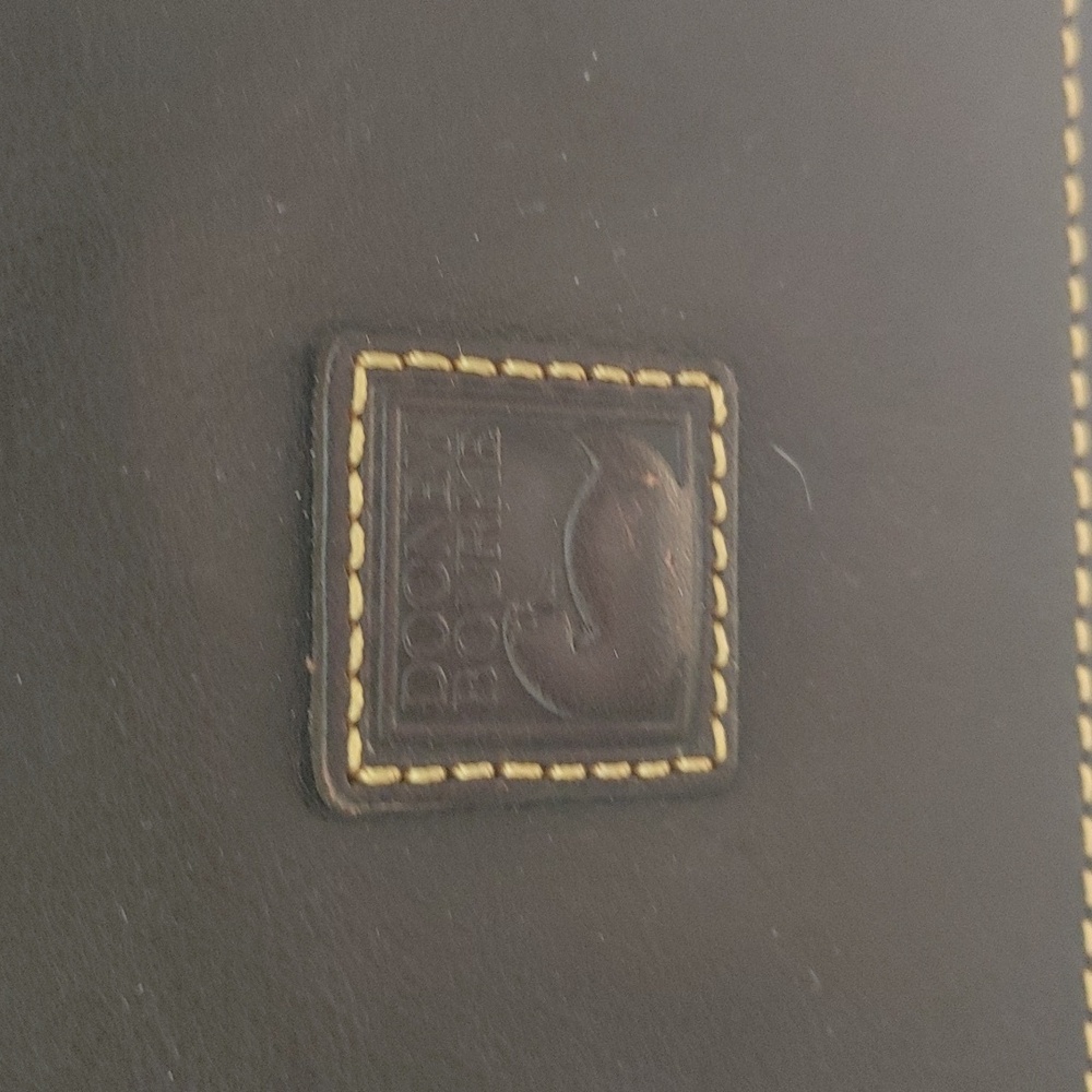 Dooney & Bourke Cross Body Leather Dark Brown Bag - Picture 2 of 5